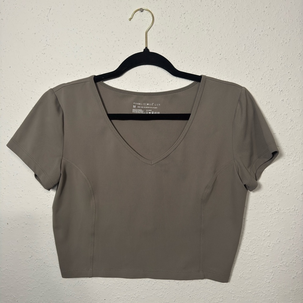 YOGALICIOUS lux cropped T-Shirt